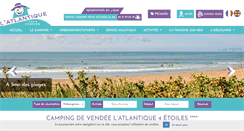 Desktop Screenshot of camping-vendee-atlantique.com